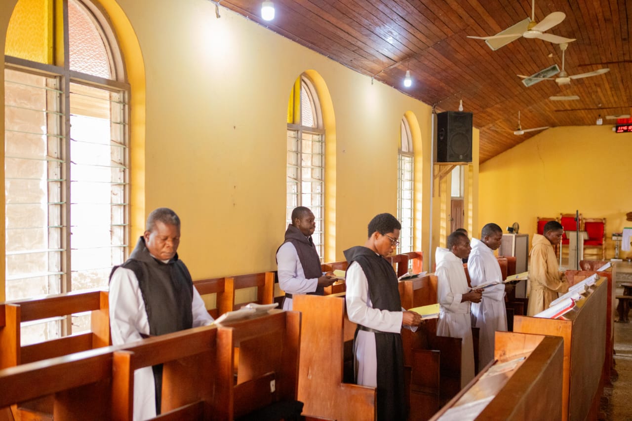 Monks at prayer